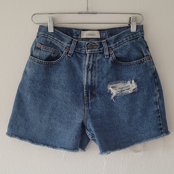 GAP Pants - GAP Women's Blue Denim Shorts
